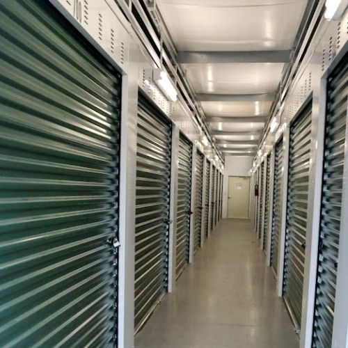 two side row of self storage units
